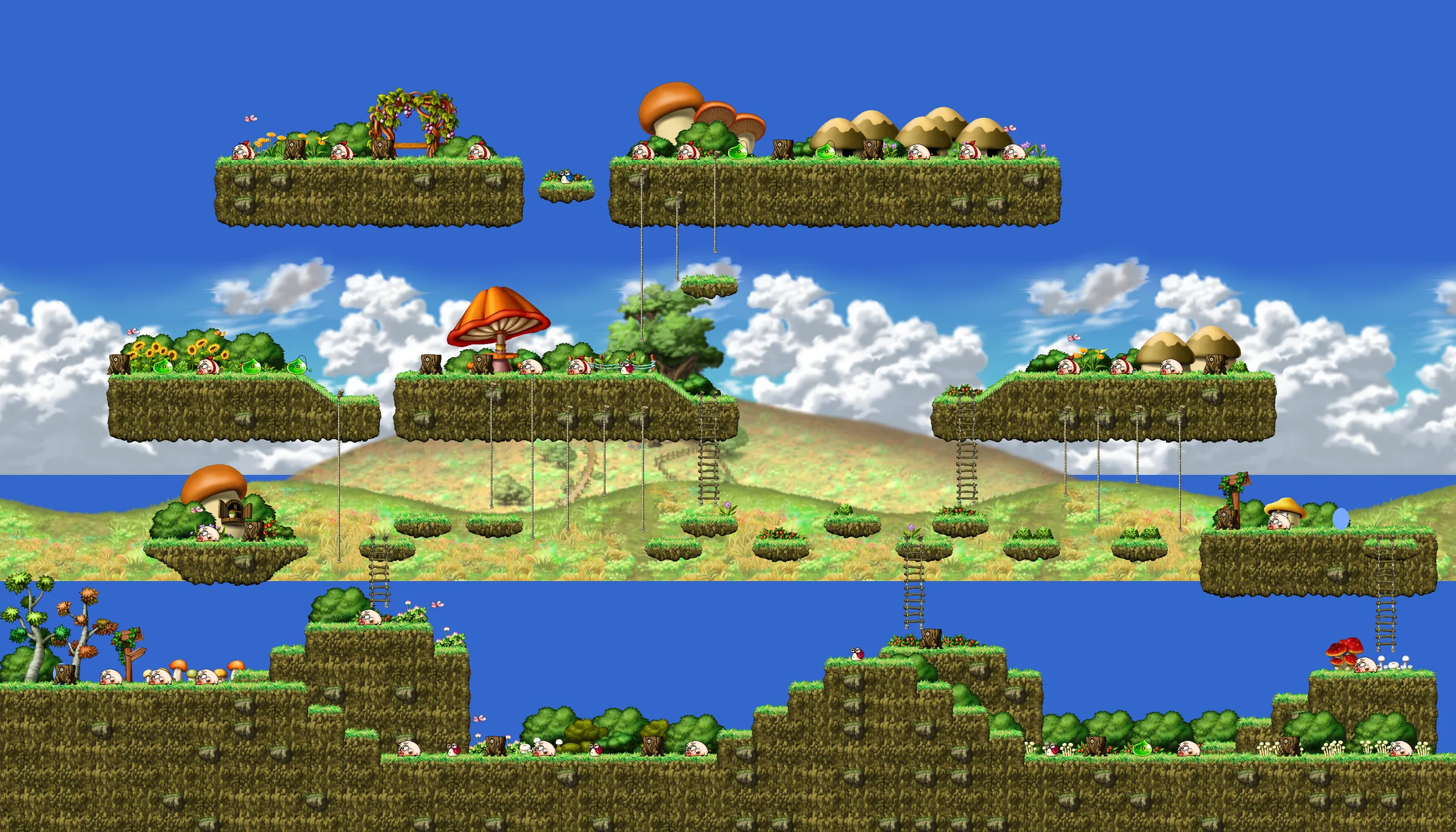 A Hill West of Henesysのマップ