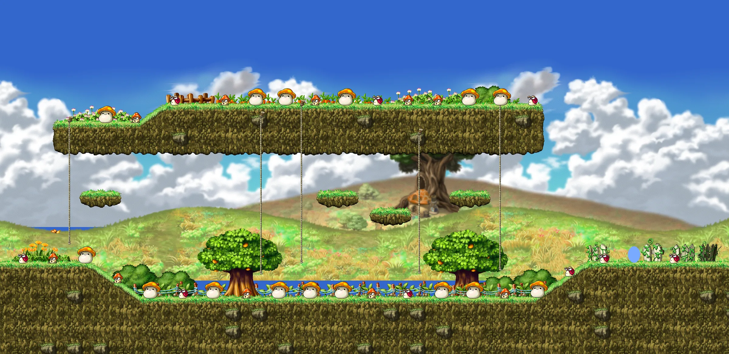 Mushroom Garden 맵