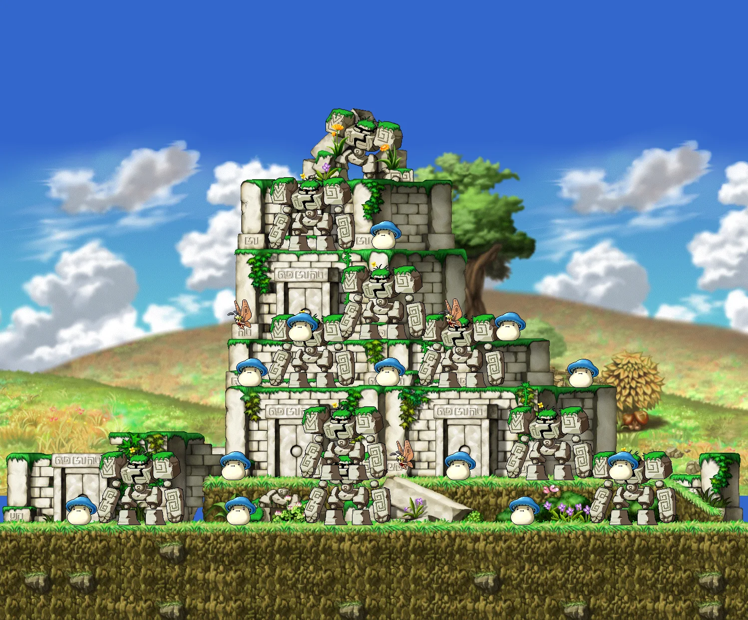 The Entrance of Golem's Templeのマップ
