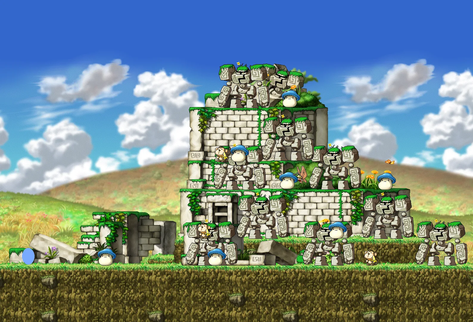 Golem's Temple Iのマップ