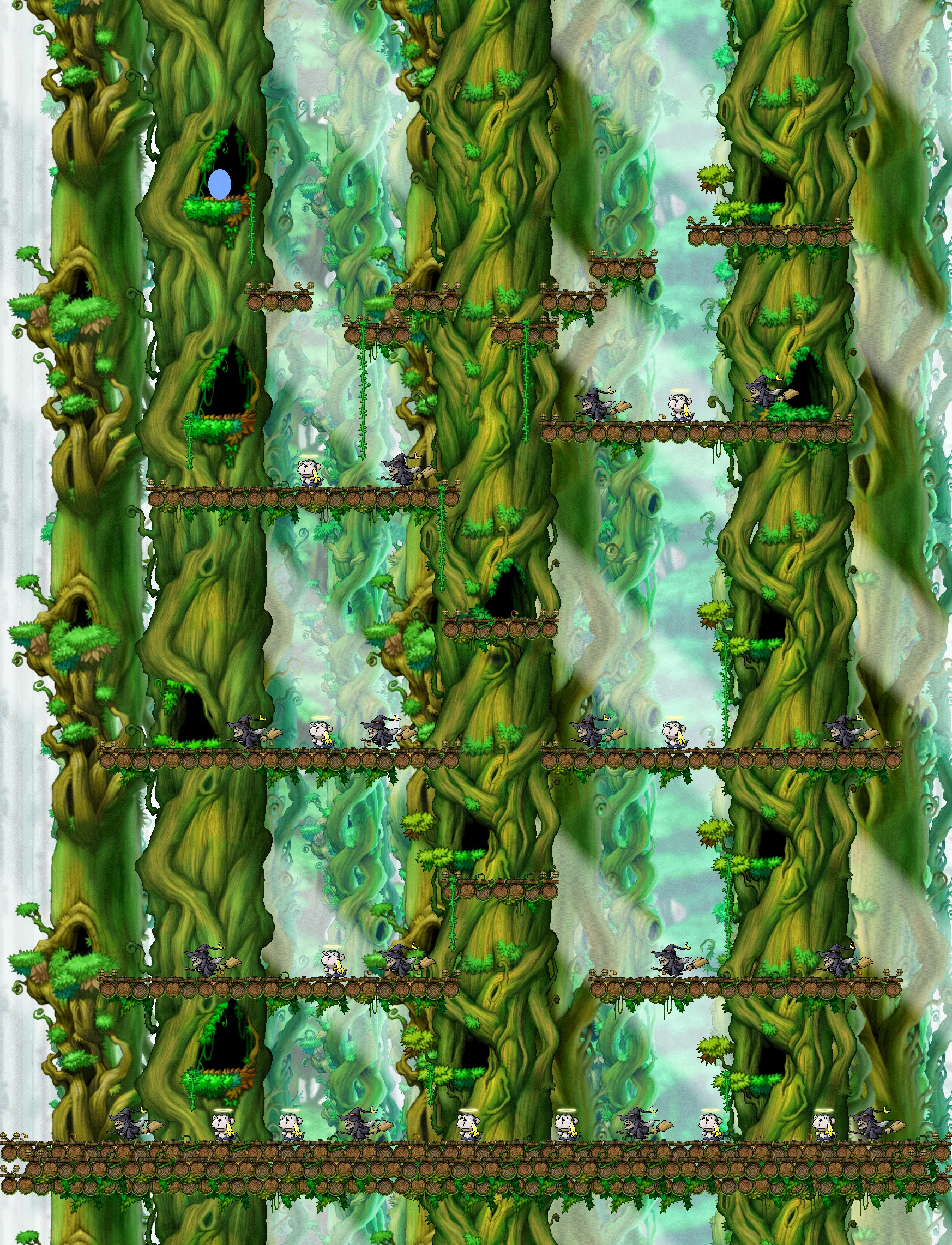 The Forest of Evil Iのマップ