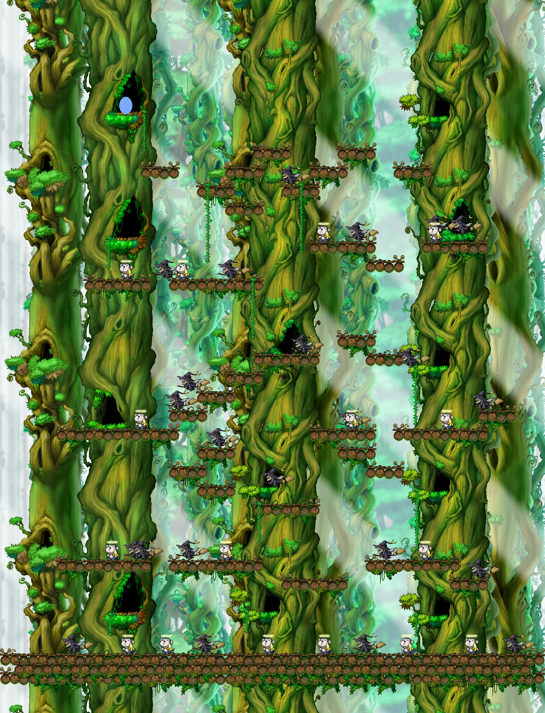 The Forest of Evil IIのマップ