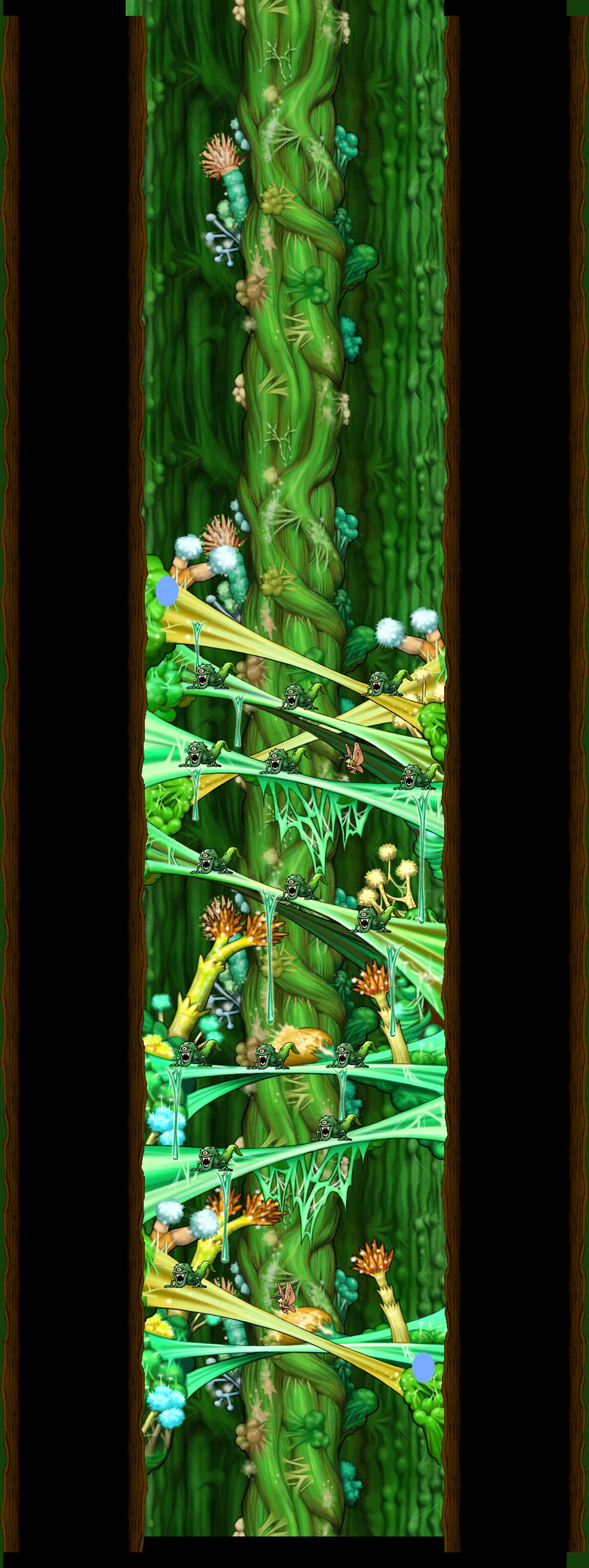 Tree Dungeon, Forest Up North VIのマップ