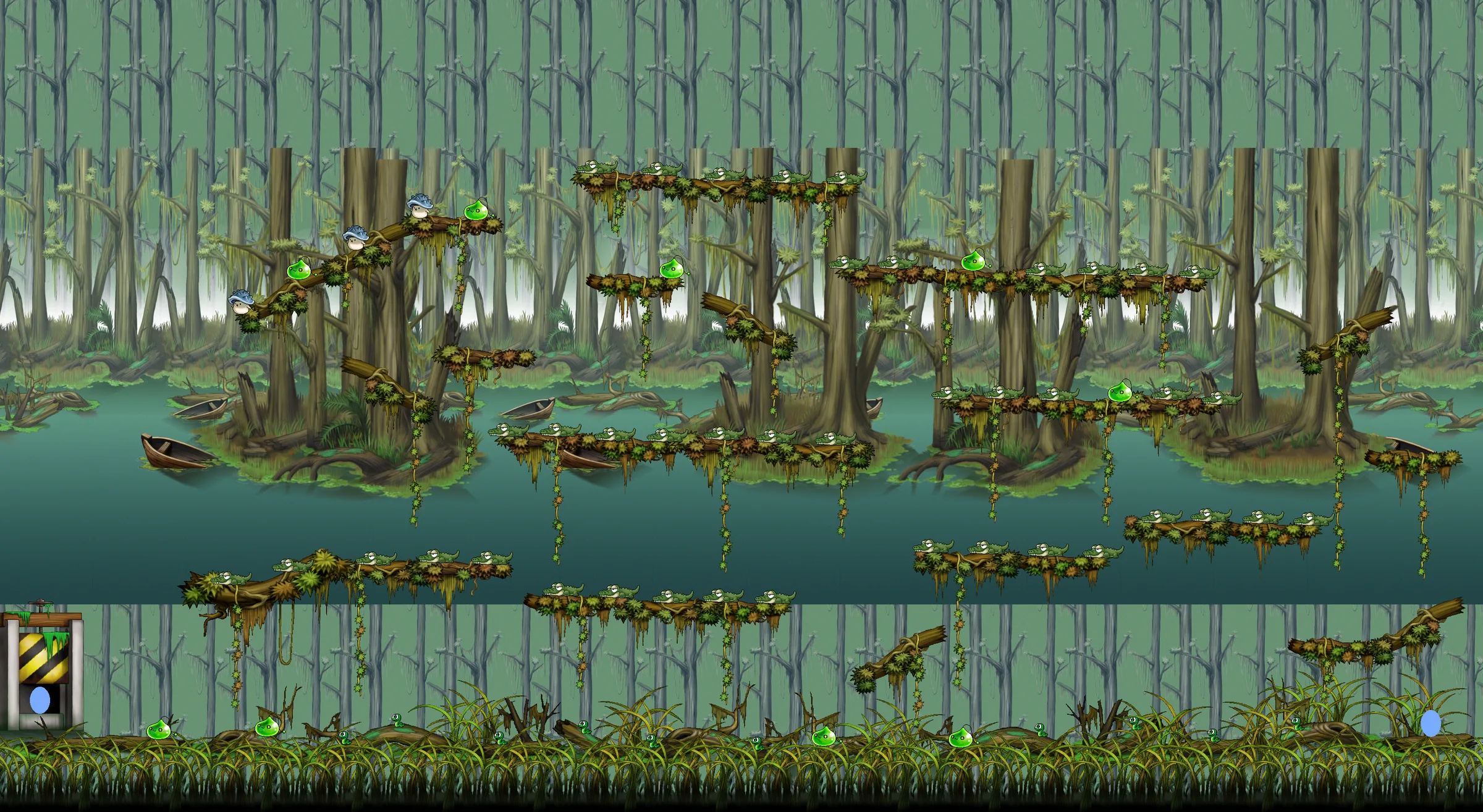The Swamp of Despair Iのマップ