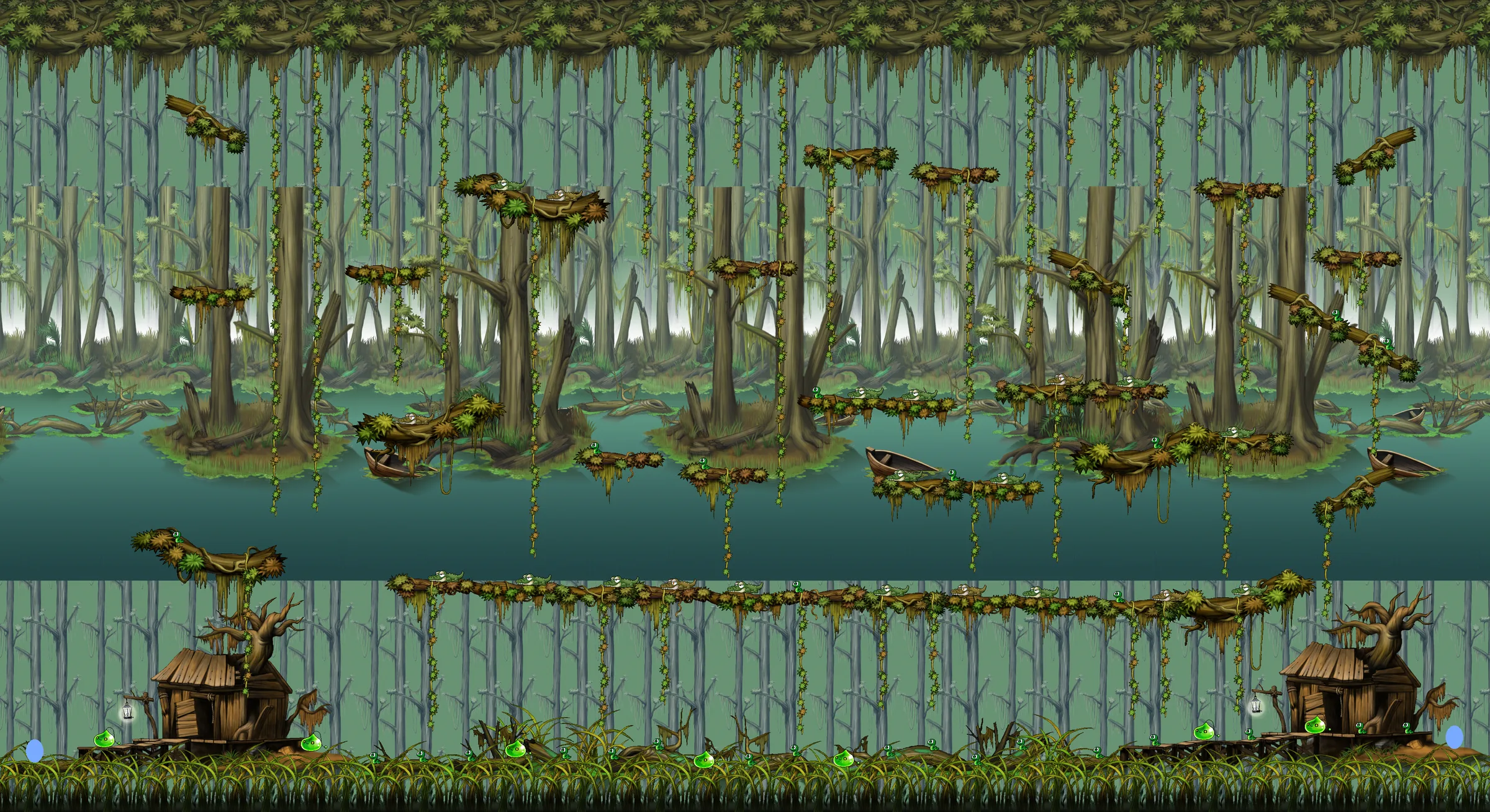 Dangerous Croko Iのマップ