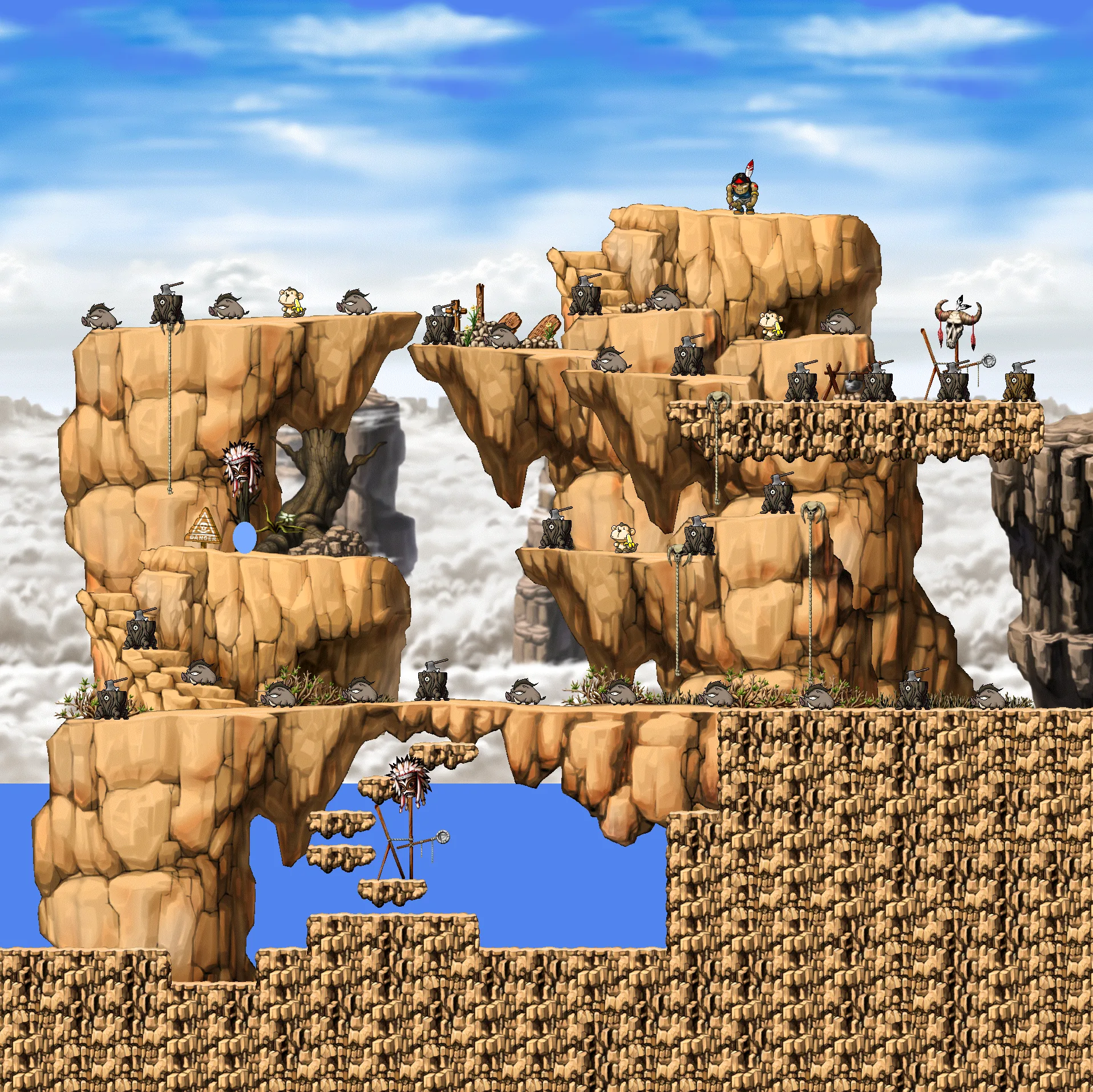West Rocky Mountain IVのマップ