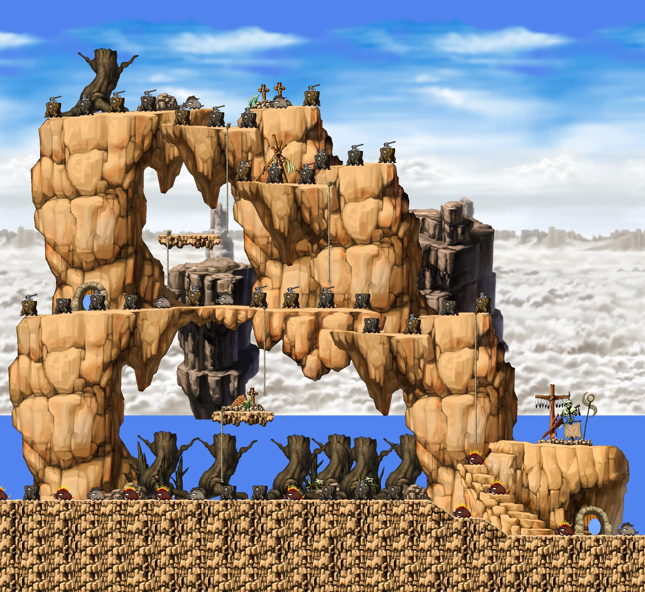 Deep Valley IIIのマップ