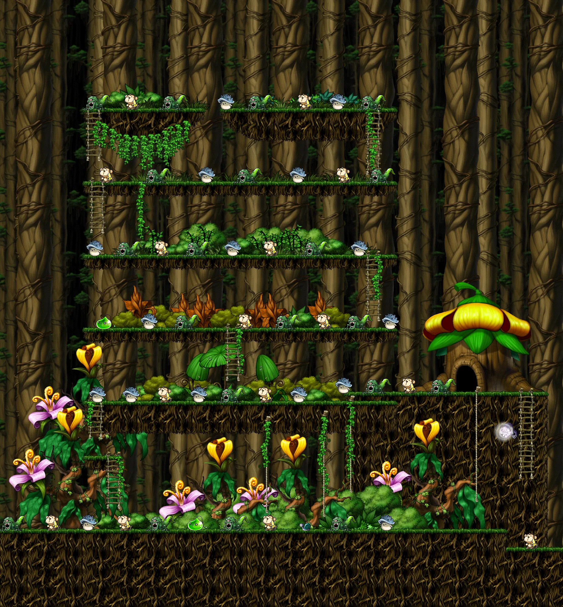 Hunting Ground in the Deep Forest II 맵
