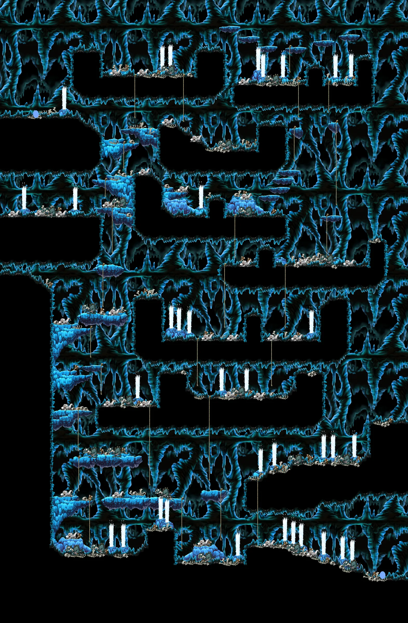 The Tunnel That Lost Light Iのマップ