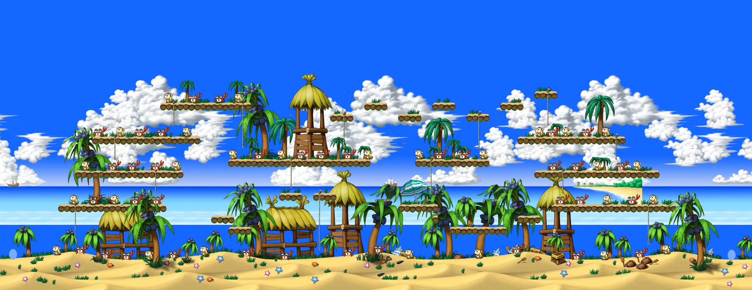 A Look-Out Shed Around the Beach 맵