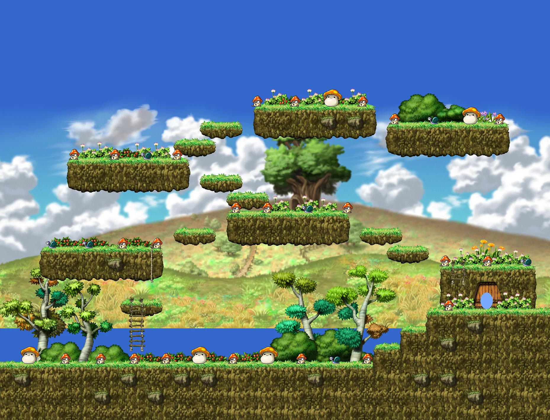 Mushroom Gardenのマップ