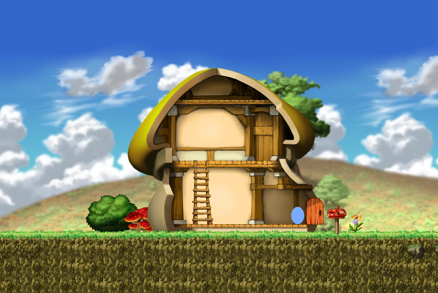 Yellow Mushroom House 地图