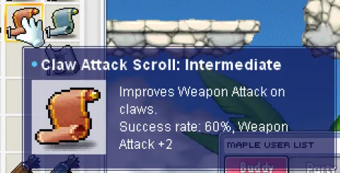 Claw Attack Scroll: Intermediateのスクリーンショット1