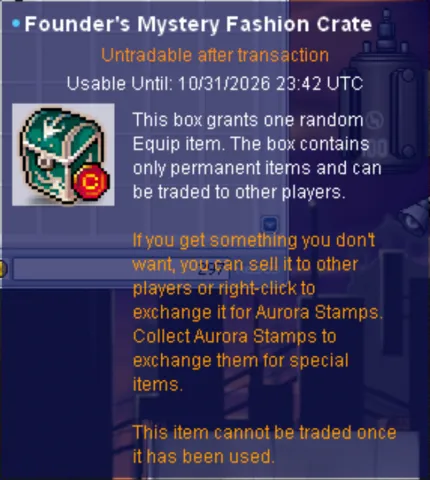 Screenshot 1 of Founder's Mystery Fashion Crate
