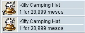 Screenshot 1 of Kitty Camping Hat