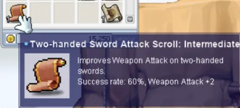 Two-handed Sword Attack Scroll: Intermediateのスクリーンショット1